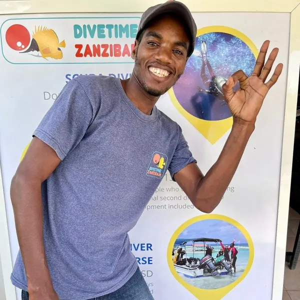 Sadat – Guest relations, DiveTime Zanzibar
